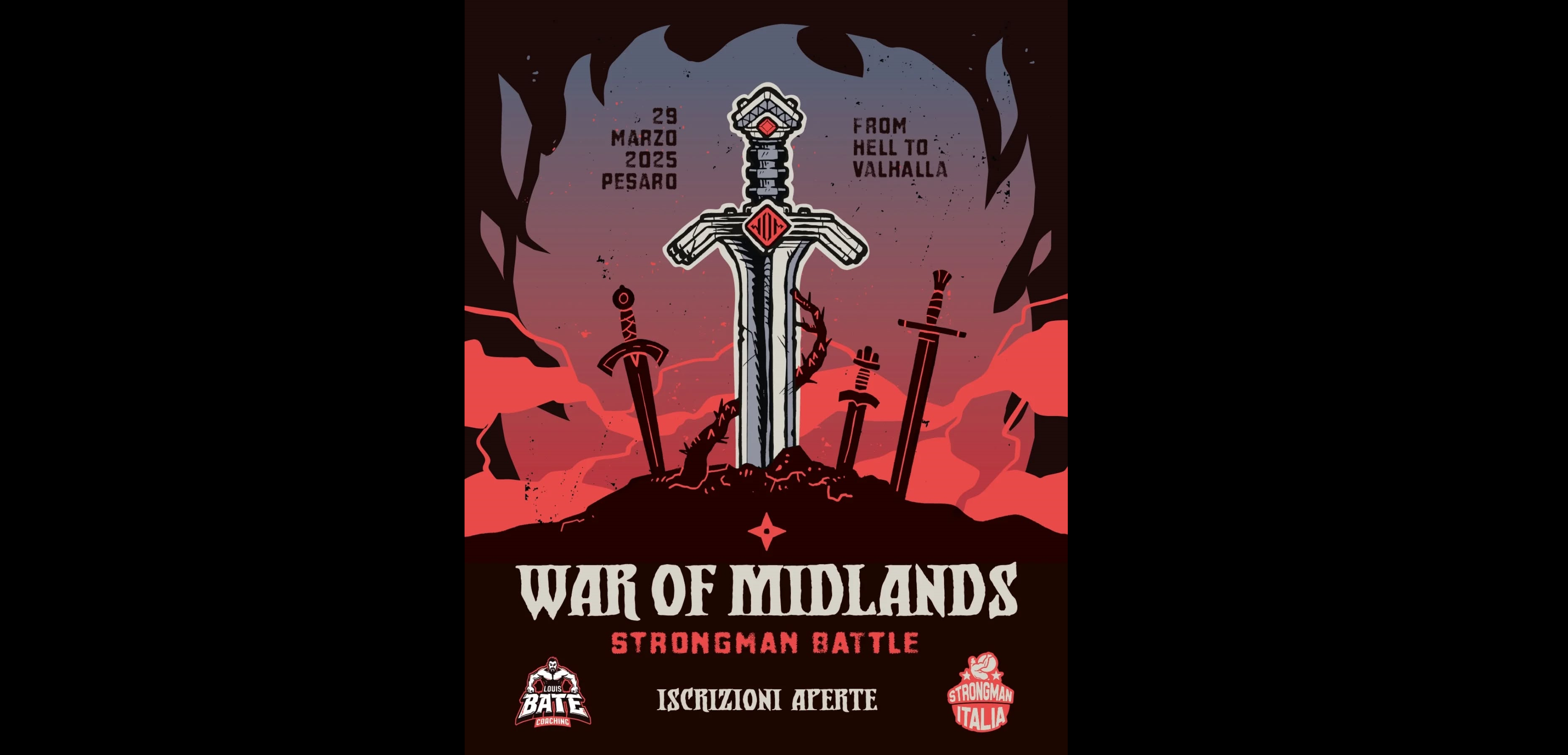 WAR OF MIDLANDS 2025, LE ISCRIZIONI CHIUDONO IL 21/03!!!